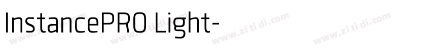 InstancePRO Light字体转换 InstancePRO Light字体转换